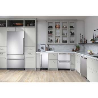 GE 15 Inch Under Ice Maker with Nugget Ice, 50lbs Daily Production, 26 Lbs. Capacity, Wi-Fi Connectivity, LED Lighting, Ice Scoop, Clean Reminder Light, and UL Listed: Panel Ready — thumbnail 7